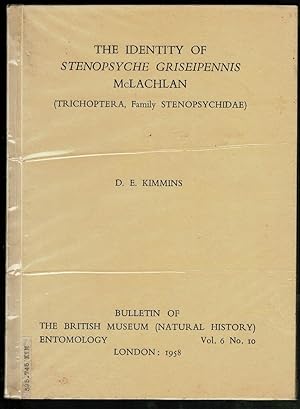 Seller image for The Identity of Stenopsyche Griseipennis McClachlan (Trichoptera, Family Stenopsychidae) (Entomology Bulletin Vol. 6 No. 10) for sale by Lazy Letters Books