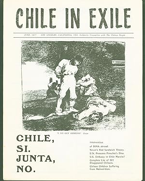 Seller image for Chile in Exile. June 1977 for sale by Eureka Books