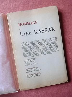Image du vendeur pour Hommage  Lajos Kassak mis en vente par Benot HENRY