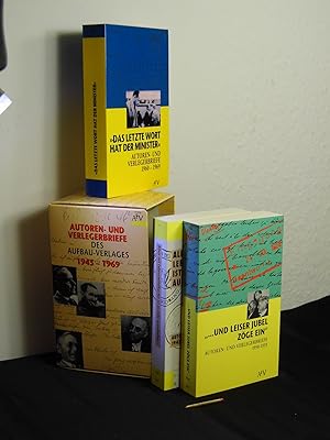 Autoren- und Verlegerbriefe des Aufbau-Verlages 1945-1969 (3 Bücher im Schuber) - Allein mit Lebe...