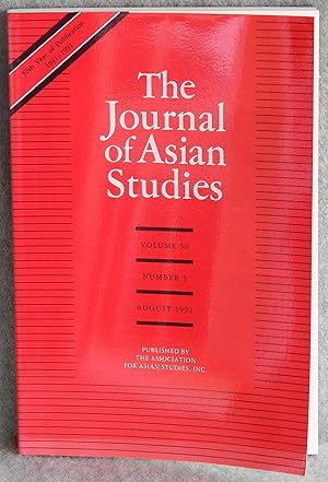 Imagen del vendedor de The Journal of Asian Studies Volume 50 Number 3 August 1991 a la venta por Argyl Houser, Bookseller