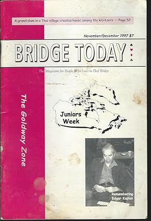 Imagen del vendedor de Bridge Today: Vol. 10 No. 3, Nov/Dec 1997 a la venta por MyLibraryMarket