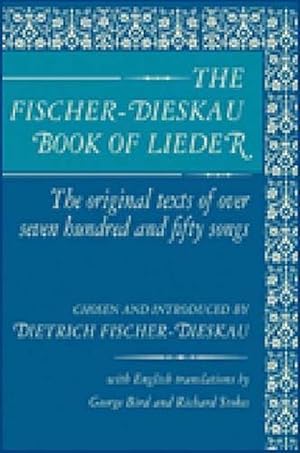 Seller image for The Fischer-Dieskau Book of Lieder (Paperback) for sale by Grand Eagle Retail