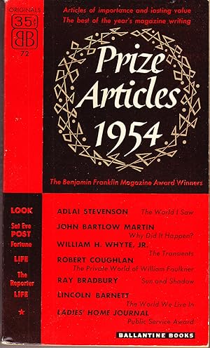 Prize Articles 1954