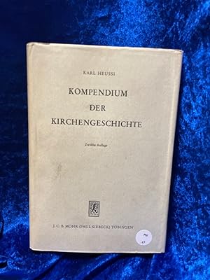 Bild des Verkufers fr Kompendium der Kirchengeschichte. von zum Verkauf von Antiquariat Jochen Mohr -Books and Mohr-