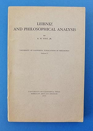 Leibniz and Philosophical Analysis