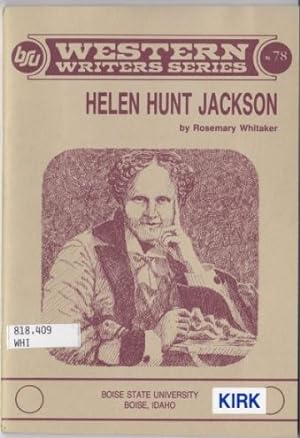 Seller image for Helen Hunt Jackson: Western Writers Series #78 for sale by Retrograde Media