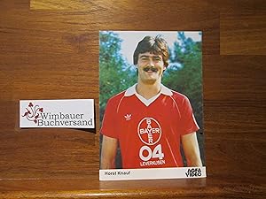 Bild des Verkufers fr Autogrammkarte Horst Knauf Bayer Leverkusen zum Verkauf von Antiquariat im Kaiserviertel | Wimbauer Buchversand