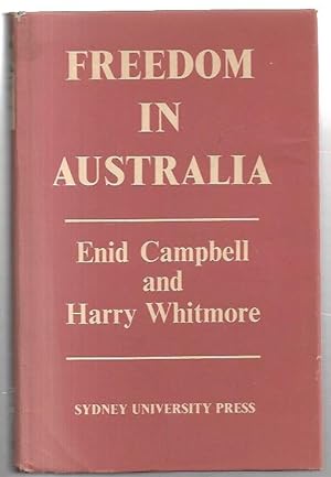 Imagen del vendedor de Freedom in Australia a la venta por City Basement Books