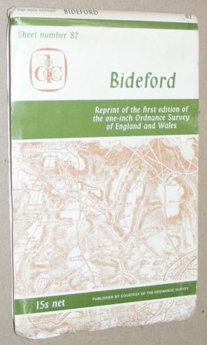 Imagen del vendedor de Bideford. Sheet 82, reprint of the first edition of the one-inch Ordnance Survey of England and Wales a la venta por Nigel Smith Books