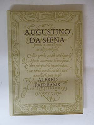 Augustino da Siena: the 1568 edition of his writing book in facsimile