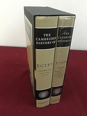 Seller image for The Cambridge History of Egypt Volume 1 Islamic Egypt, 640-1517 Volume 2 Modern Egypt from 1517 to the end of the Twentieth Century for sale by Hugh Hardinge Books