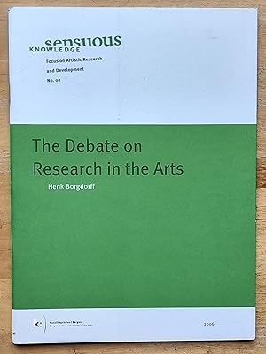 Image du vendeur pour The Debate on Research in the Arts mis en vente par Shore Books