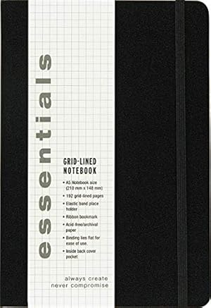 Image du vendeur pour Essentials Grid-lined Notebook, Large, A5 Size (Journal, Diary) mis en vente par Pieuler Store