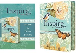 Seller image for Tyndale NLT Inspire Bible, The Bible for Creative Journaling, Vintage Blue/Cream for sale by Pieuler Store