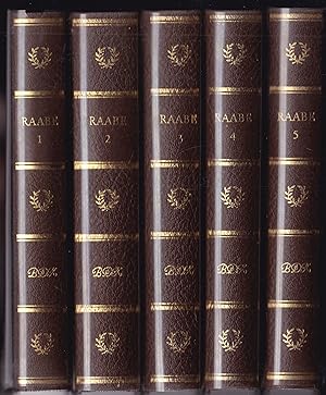 Raabes Werke in fünf Bänden (= BdK - Bibliothek deutscher Klassiker)