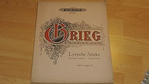 Bild des Verkufers fr Lyrische Stcke fr Pianoforte komponiert von Edvard Grieg. Heft II / 2. Opus 38 No 2150. zum Verkauf von Versandantiquariat Ingo Lutter