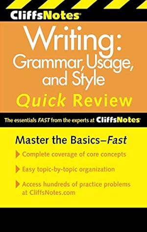 Imagen del vendedor de CliffsNotes Writing: Grammar, Usage, and Style Quick Review, 3rd Edition (Cliffs Quick Review) a la venta por Pieuler Store