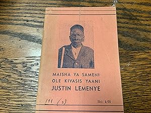 MAISHA YA SAMENI OLE KIVASIS yaani JUSTIN LEMENYE [in Swahili]