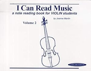 Imagen del vendedor de I Can Read Music: 2 A Note Reading Book for Violin Students (Volume 2) a la venta por Pieuler Store