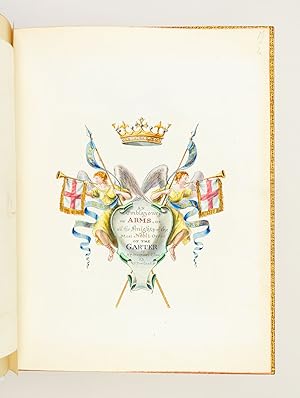 AN ILLUMINATED MANUSCRIPT ARMORIAL REGISTER (as well as a printed listing) OF MEMBERS OF THE ORDE...