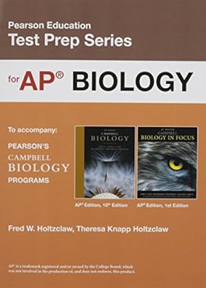 Seller image for PHED 14 PREPARING FOR THE BIOLOGY AP EXAM (P) for sale by Pieuler Store