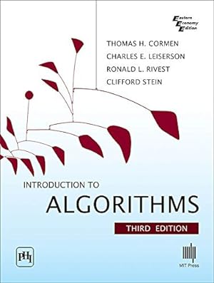 Image du vendeur pour Introduction to Algorithms (Eastern Economy Edition) mis en vente par Pieuler Store