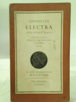 Bild des Verkufers fr Electra, and Other Plays zum Verkauf von World of Rare Books