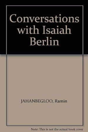 Bild des Verkufers fr Conversations With Isaiah Berlin zum Verkauf von WeBuyBooks