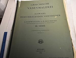 Imagen del vendedor de Griechische Vasenmalerei: Auswahl Hervorragender Vasenbilder; III. Serie (Tafeln 131-140) a la venta por Mullen Books, ABAA