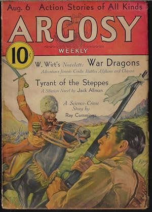 Image du vendeur pour ARGOSY Weekly: August, Aug. 6, 1932 mis en vente par Books from the Crypt
