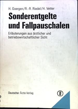 Seller image for Sonderentgelte und Fallpauschalen : Erluterungen aus rztlicher und betriebswirtschaftlicher Sicht. for sale by books4less (Versandantiquariat Petra Gros GmbH & Co. KG)