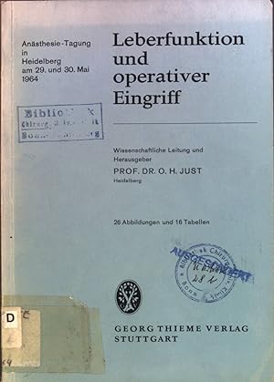 Imagen del vendedor de Leberfunktion und operativer Eingriff a la venta por books4less (Versandantiquariat Petra Gros GmbH & Co. KG)