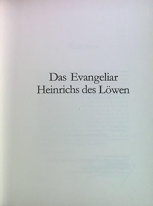 Immagine del venditore per Das Evangeliar Heinrichs des Lwen venduto da books4less (Versandantiquariat Petra Gros GmbH & Co. KG)