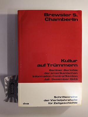 Bild des Verkufers fr Kultur auf Trmmern. (Schriftenreihe der Vierteljahrshefte fr Zeitgeschichte, Nummer 39). zum Verkauf von Druckwaren Antiquariat