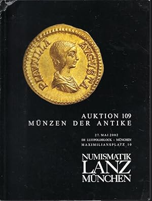 Image du vendeur pour Numismatik Lanz. Auktion 109. Mnzen der Antike. 27 Mai 2002 mis en vente par Librairie Archaion