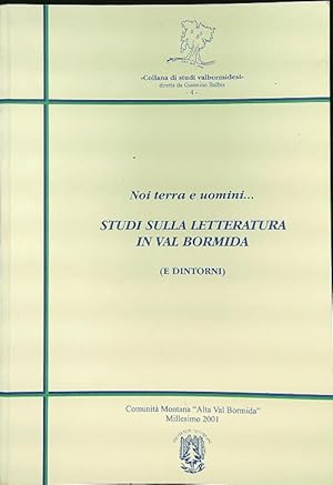 Bild des Verkufers fr Studi sulla letteratura in Val Bormida zum Verkauf von Librodifaccia