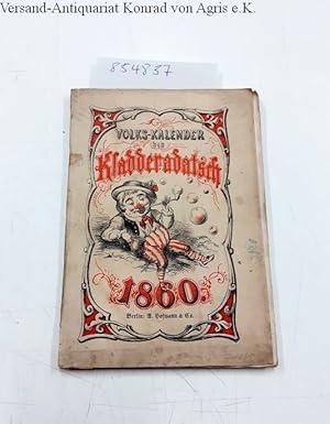 Humoristisch-satyrischer Volkskalender des Kladderadatsch für 1860