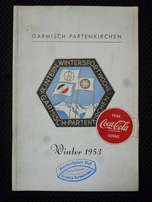 Bild des Verkufers fr Offizieller Fhrer - IX. Internationale Wintersportwoche 22.01. bis 01.02.1953 zum Verkauf von Allguer Online Antiquariat