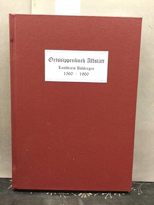 Ortssippenbuch der Gemeinde Affstätt : Zeitraum 1560 bis 1900 ; Filialkirche von Kuppingen (heute...