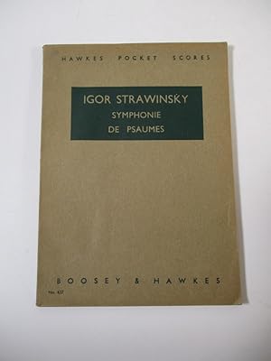 Symphonie de Psaumes. (= Hawkes Pocket Scores, No. 637).