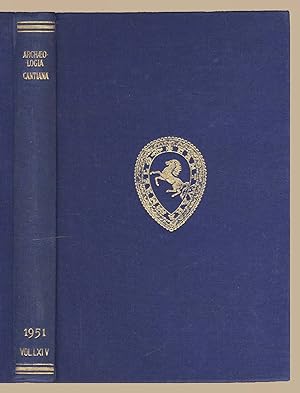 Imagen del vendedor de Archaeologia Cantiana Vol LXIV 1951 a la venta por Martin Harrison