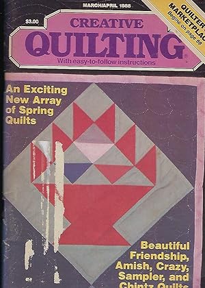 Imagen del vendedor de Creative Quilting Magazine March/April 1988 a la venta por Vada's Book Store
