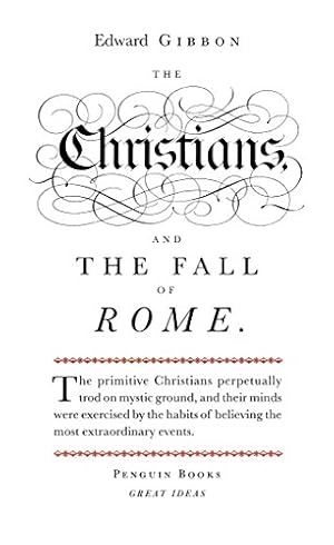 Immagine del venditore per Great Ideas Christians and the Fall of Rome (Penguin Great Ideas) venduto da Pieuler Store
