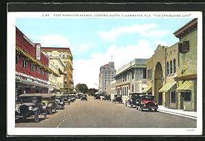 Bild des Verkufers fr Postcard Clearwater, FL, Fort Harrison Avenue, looking south zum Verkauf von Bartko-Reher