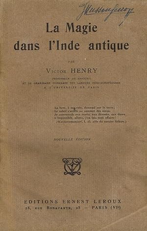 Image du vendeur pour La Magie dans l'Inde Antique mis en vente par La Fontaine d'Arthuse