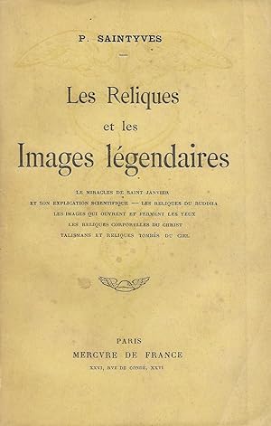 Seller image for Les reliques et les images lgendaires for sale by La Fontaine d'Arthuse