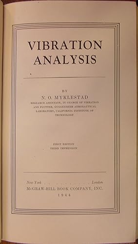 Seller image for Vibration Analyisi for sale by Hanselled Books