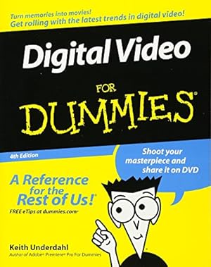 Imagen del vendedor de Digital Video For Dummies a la venta por Pieuler Store