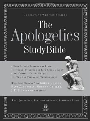 Imagen del vendedor de The Apologetics Study Bible: Understand Why You Believe a la venta por Pieuler Store